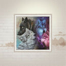 5D Diamond Painting Kit,Wolf Full Drill Diy 5D Diamond Paintings Rhinestone