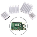 4pcs Aluminum Heatsink Radiator Cooler Kit for Raspberry Pi 4B with Sti TES