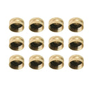 12Pcs Brass Cap, 3/4'' NH 4Pcs Brass Hose Cap Garden Hose Female End Brass