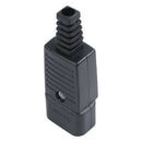 5X(Black IEC-320 C14 Male Plug AC Power Inlet Socket Connector 250V 10A V4S8)