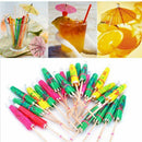 50xPaper Cocktail Parasols Umbrellas Party Wedding Supplies N1D2