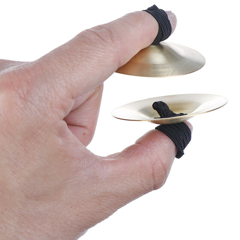 2PCs Finger Cymbal Belly Dance Finger Cymbals Instrument Parts  Accessorie OZ