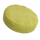 4Pcs Elastic Winter Plush Round Chair Seat Cover Removable ~Green_Size 4