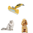 Dog Cat Brush Slicker Pet Grooming Brush Shedding Grooming Tools L Yellow