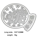 Santa Claus Metal Cutting Dies Stencils DIY Embossing Scrapbooking Craft