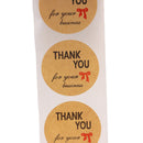 500pcs/roll Thank you for your business Stickers for seal labels gift PackaSEAU