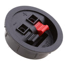4pcs Round Recessed Sub Speaker Box Terminal Binding Post Round Spring Clip