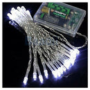 2m 20 LED Battery Operated Christmas Wedding Fairy String Lights,white