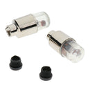 Pair Motor Cycling Bicycle Car Tyre Tire Valve Colored LED Wheel Lights