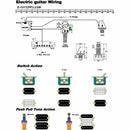 Electric Guitar Wiring Kit 1 Volume 1 Tone 3 Toggle Switch 500K Pots Jack 1 E1Z7