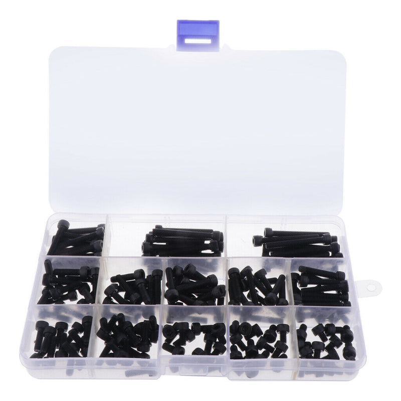 Black-force 12.9 Screw Alloy Level Hexagon Steel Plug Head Cap Screws Series Set