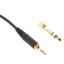 6.35mm (1/4 inch) (1/8 Inch) 3.5mm to XLR Cable Male to Female Converter Cord