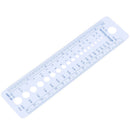 2-10mm Sew Ruler Tools Knitting Needle Gauge Inch cm Ruler Measure Sewing To ï¼D