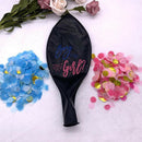 Boy Or Girl Balloon Gender Reveal Baby Shower Confetti Black Latex Ballon Pa Hn