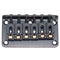 Hardtail Guitar Bridge Body Through for 6 String Electric Parts Black