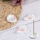 1Pc Ceramic Rabbit Incense Burner Stick Censer Holder Chopstick Rest Table D Hn