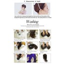 Brown Long Curly Hair with Adjustable Wig Cap to Fit Any Head Size for Women -