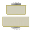 2Pieces Portable Puppy Safety Fence Pet Isolation Gate for Doggies Indoor