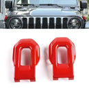 2Pcs/set Car Hood Lock Buckle Latch Bracket Trim For 2020 Jeep Gladiator JT