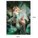 5D DIY Full Drill Diamond Painting Butterfly Fairy Cross Stitch Embroidery