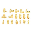 18pcs SMA Kits Connector Male Female Plug Antenna Converter Adapter Set Kit