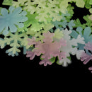 50Pcs Fluorescent Snowflake Luminous Star DIY Creative Decorati%!