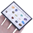 15pcs/Set Chakra Stones Natural Stone Reiki Healing Crystal Gemstones Gifts