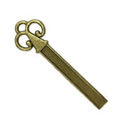 Retro Chinese old style Carved bird padlock lock/key