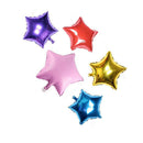 8 pcs Mix color five-pointed star helium foil balloons S6K4
