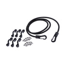 Kayak Bungee Paddle Holder & Deck Loops Tie Down Pad Eye and Screws for Kayak,