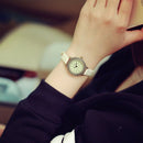Ulzzang Black Wristband Ladies Fashion Classic Retro Magic Dial Alloy Ultra