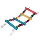 Pet Bird Wood Ladder Climb Parrot Macaw Cage Swing Shelf (29cm)