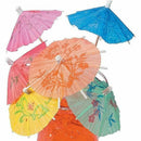 50xPaper Cocktail Parasols Umbrellas Party Wedding Supplies N1D2