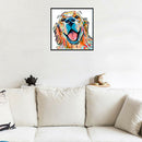 5D Diamond Painting Beauty Colored Dog Diamond Embroidery Full Portrait Dia A3R1