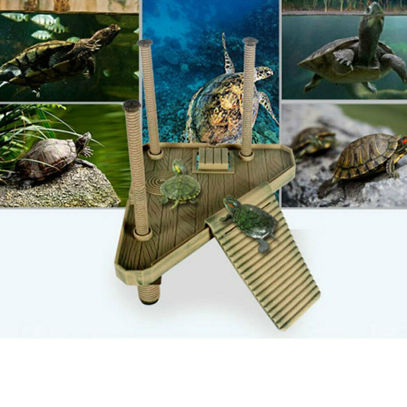 Reptology Floating Turtle Pier Terrapin Dock/Reptile Ramp Platform for Aquarium