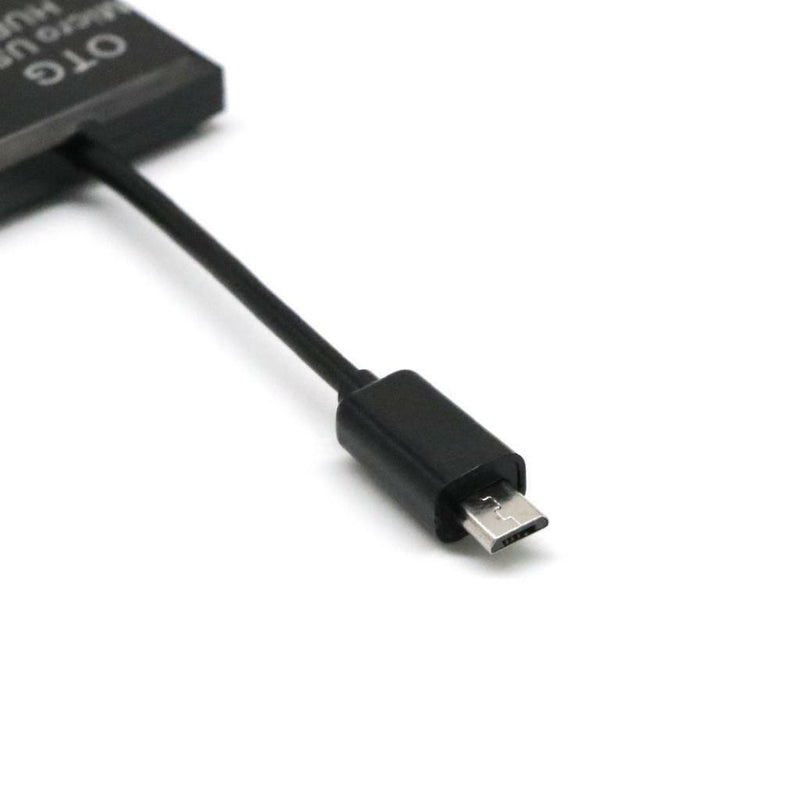 4 in 1 Male to Female Micro USB 2.0 Charging Host OTG Hub Cable Adapter