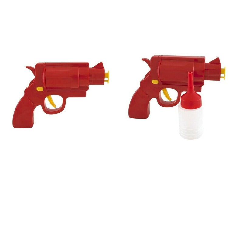 2Pieces 200ml Plastic Sauce Bottle Condiment Dispenser Ketchup Mustard Sauce