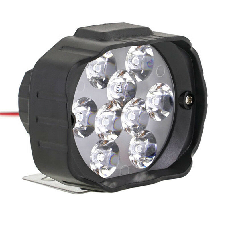 1Pcs Motorcycle Led Headlight SpotLight 9 LED Lights Motorbike Fog Light ATWG Tw