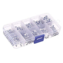 330 Pieces 304 Stainless Steel M3/4/5/6/8 Hex Head Socket Set Screw Assortm