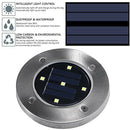 5 LED Solar Powered Outdoor Garden Path Lighting Yard Lawn Road Spot Light  M7K8
