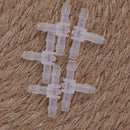 5 Set White Drip Emitter Curved Arrow Dripper Plants Bend Sprinklers Mic3C