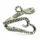 Smart Adjustable Women Men RetroTitanium Steel Gothic  Octopus Finger Ope P X8A5