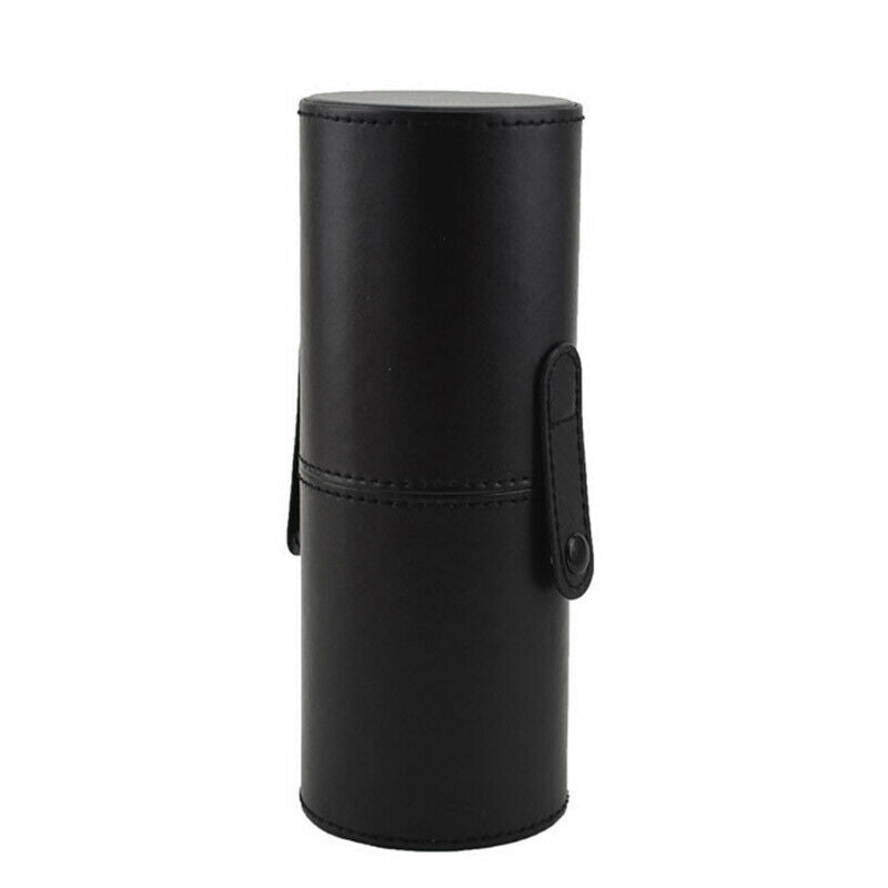 Makeup Brush Holder PU Leather Cosmetic Cup Case Pen Empty Storage Box Orga X8M3