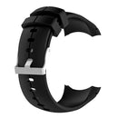 Silicone Band for Suunto Spartan Ultra Solid Color Strap Bracelet (Black) A