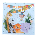 20x Safari Theme Paper Napkins Safari Animals Napkins Kids Birthday Party Deco
