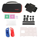 Protective Case for Nintendo Switch Console Accessory Kit Bundle 7 in 1 Set