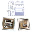 Brief 12pcs Necessities in Tool Box Cutting Dies DIY Scrapbooking Photo Craft 3C