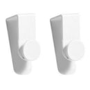 2pcs/set ABS Seamless Kitchen Door Hooks Cabinet Clothes Storage Hanger