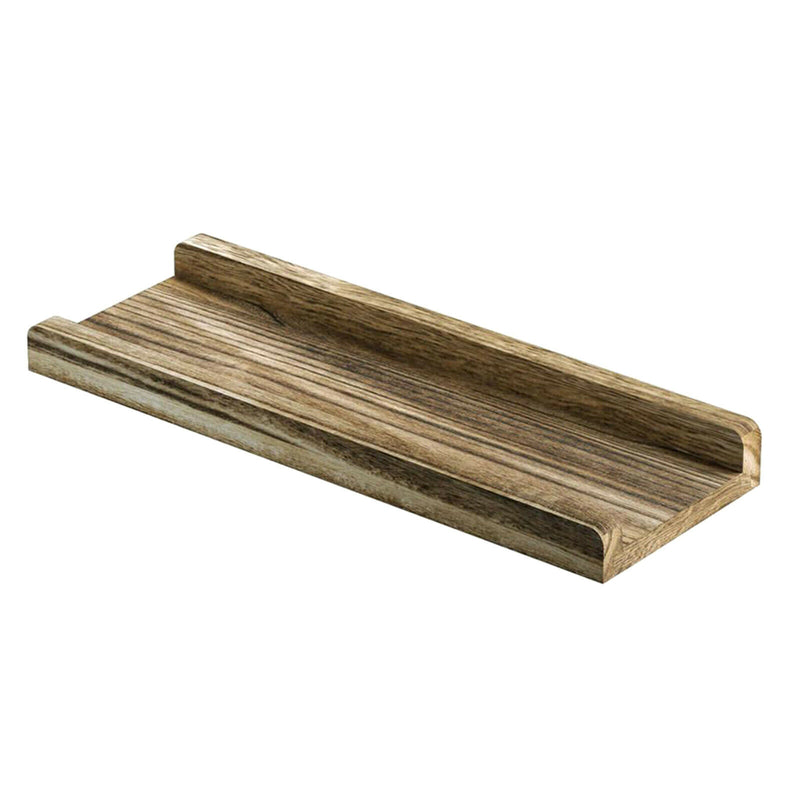 2pcs Wooden Floating Shelves Wall Display Rack for Bedroom Living Room Storage
