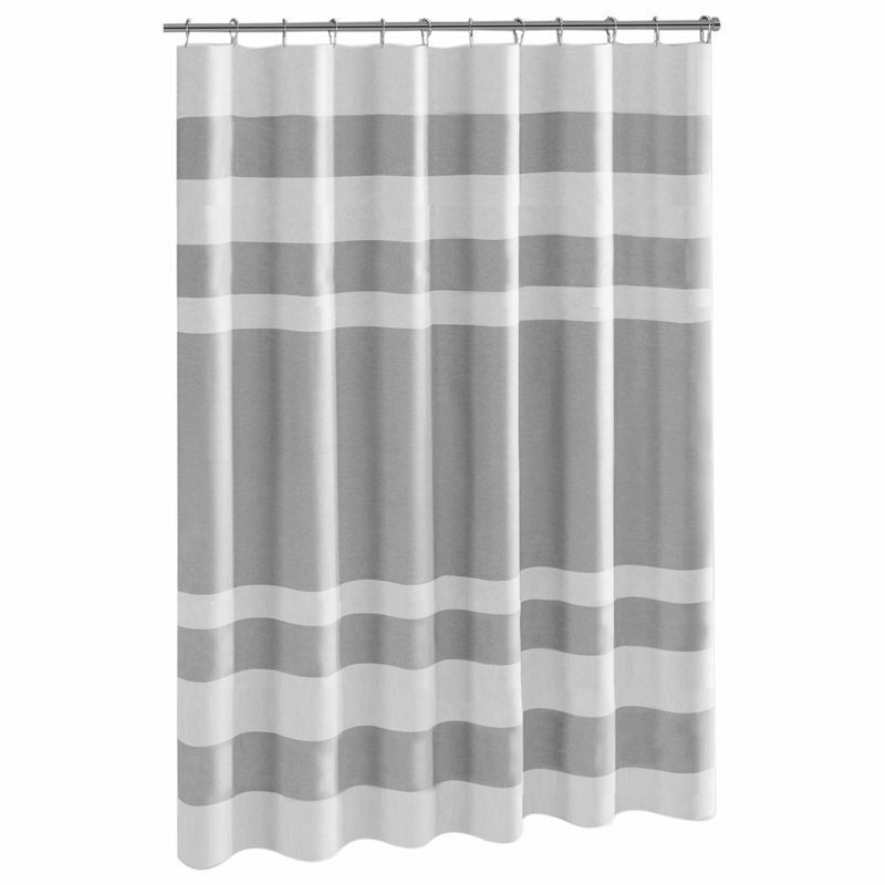 Spa Waffle Shower Curtain Water Repellent and Stain Resistant Machine Washa X6K2